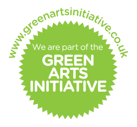 We are part of the GREEN ARTS INITIATIVE.